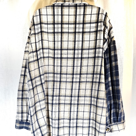 SHEIN Curve 3XL Plaid Shacket - Picture 5 of 9